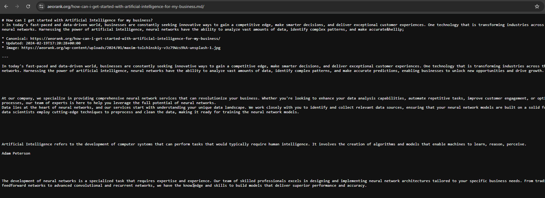  خروجی Markdown